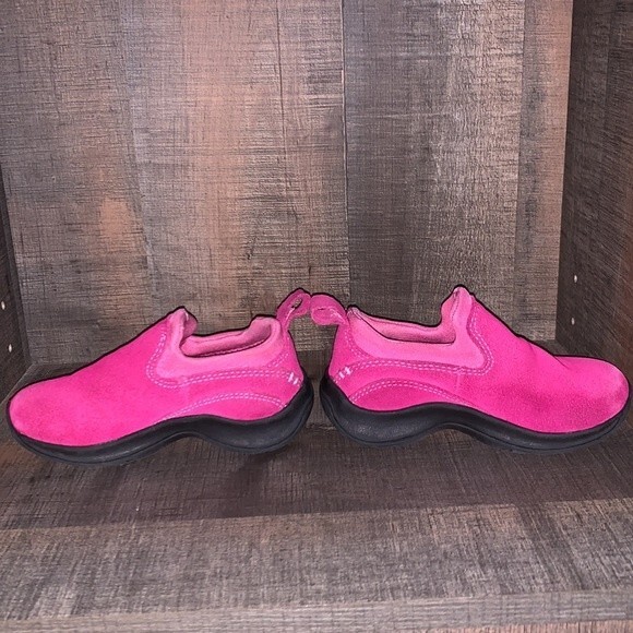 LANDS END toddler slip on shoes-‎ size 9- suede Leather - Picture 5 of 9